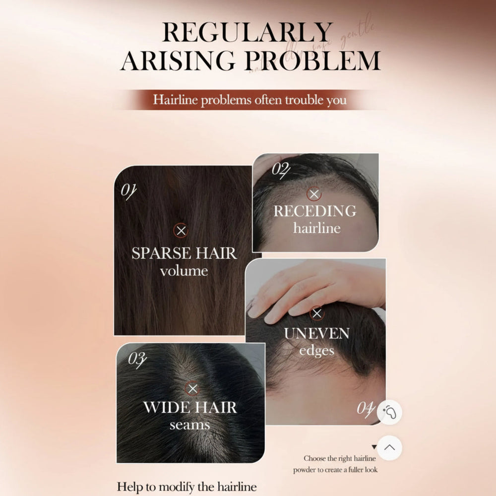SADOER Hairline Powder - Natural Hair Color & Coverage 4g SADOER