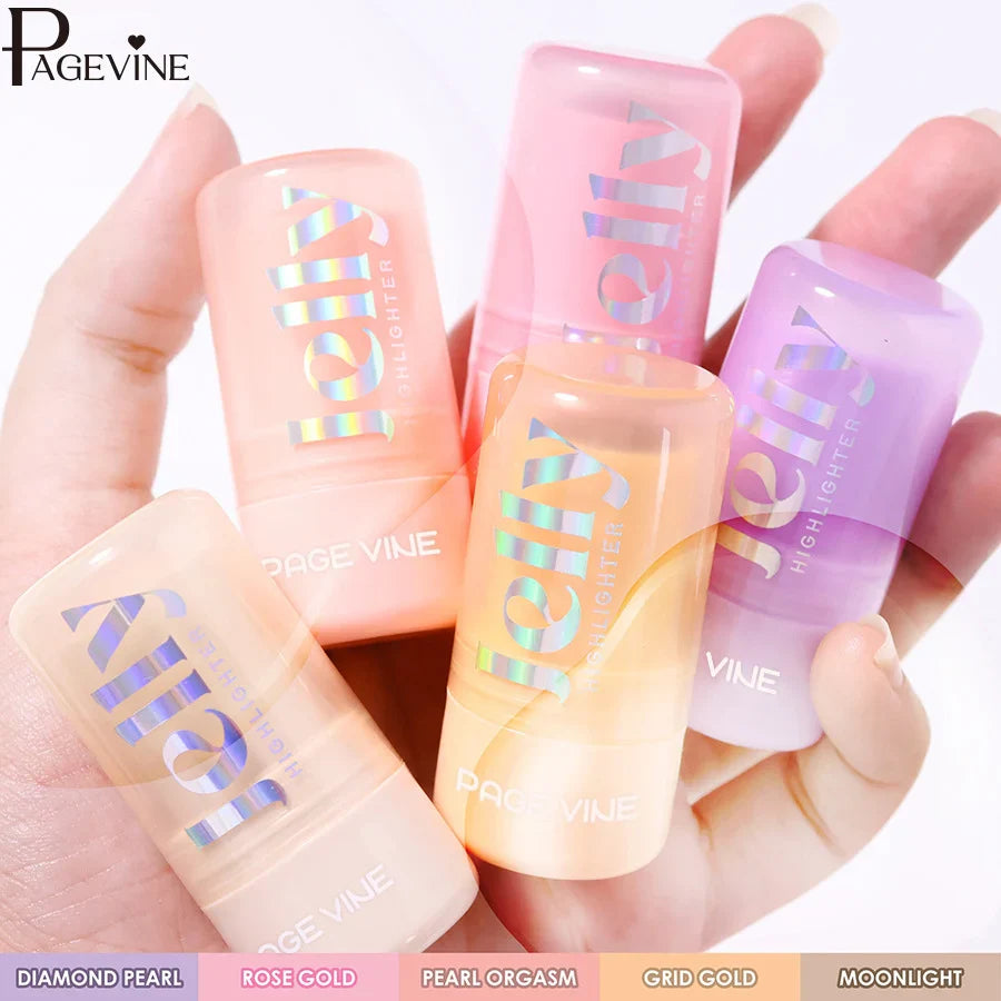 Jelly Highlighter Stick – Hydrating Dewy Glow Page Vine