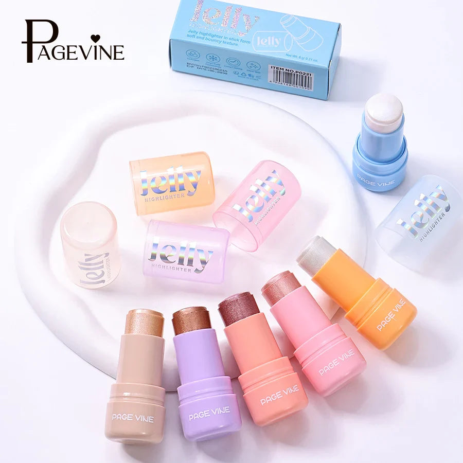 Jelly Highlighter Stick – Hydrating Dewy Glow Page Vine