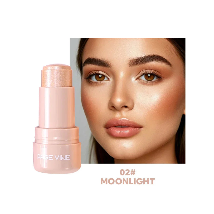 Jelly Highlighter Stick – Hydrating Dewy Glow Page Vine