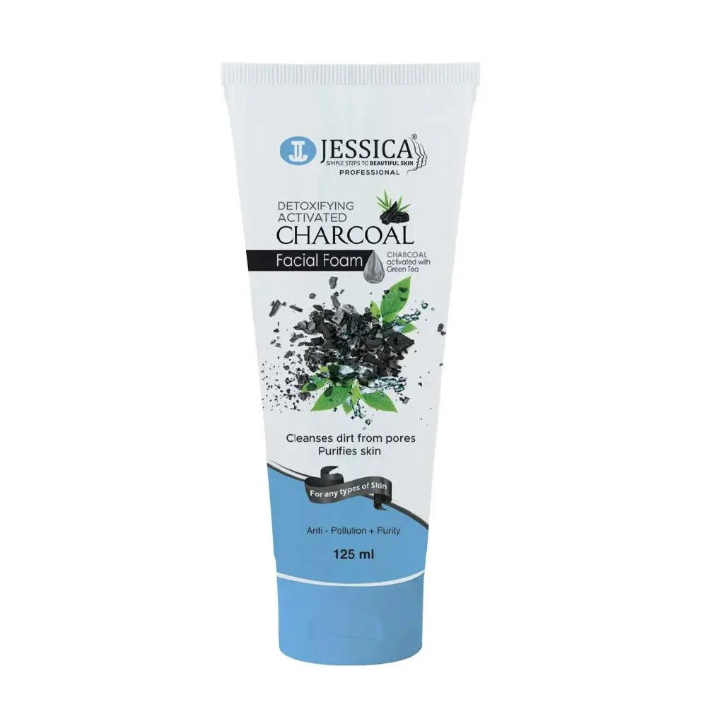 Jessica Detoxifying Activated Charcoal Facial Foam – 125ml Jessica