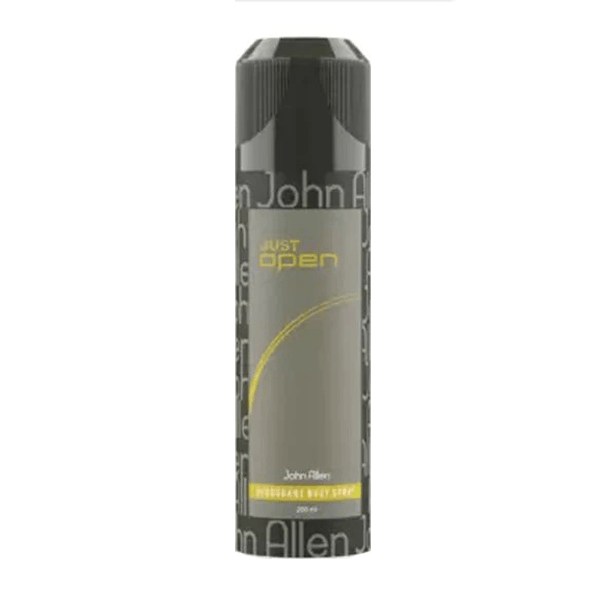 John Allen Just Open Deodorant Body Spray-200ml Just Open