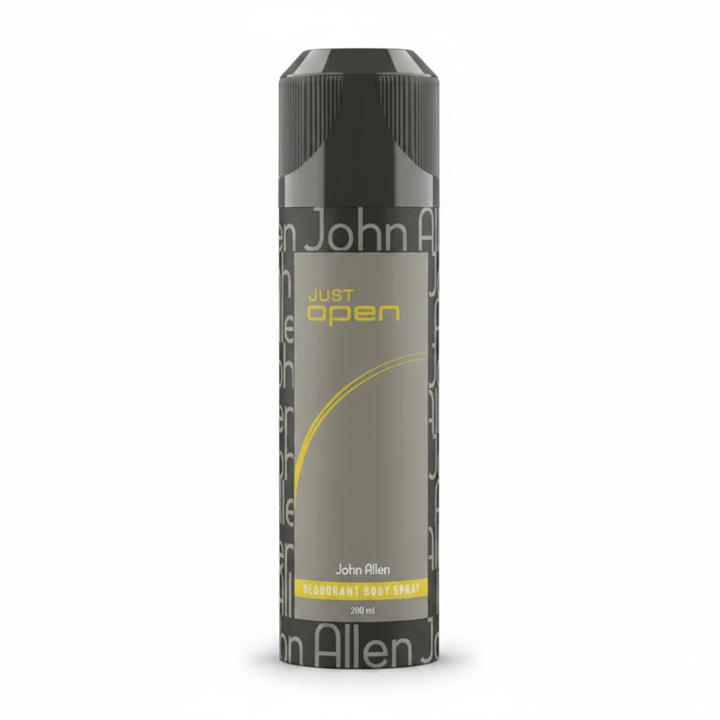 John Allen Just Open Deodorant Body Spray - 200ml John Allen