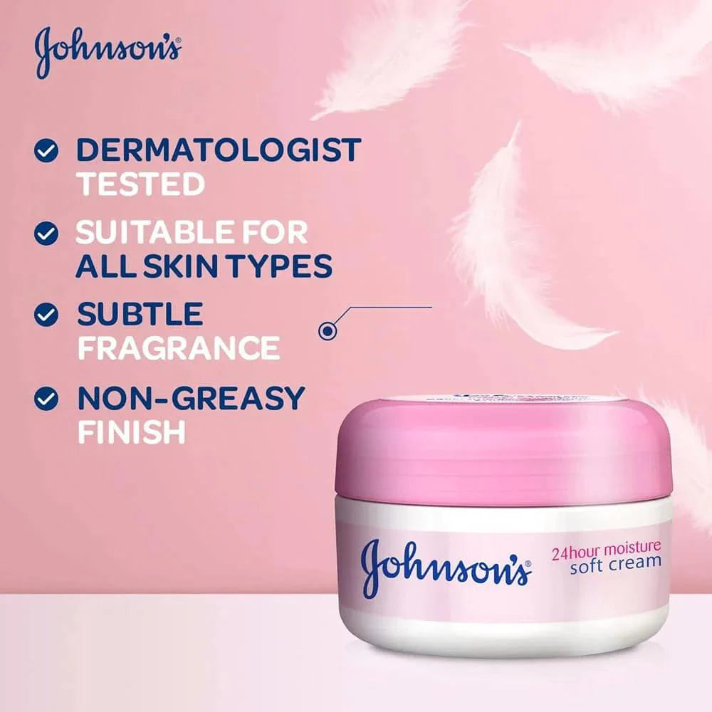 Johnsons Soft Cream - 200ml Johnson's