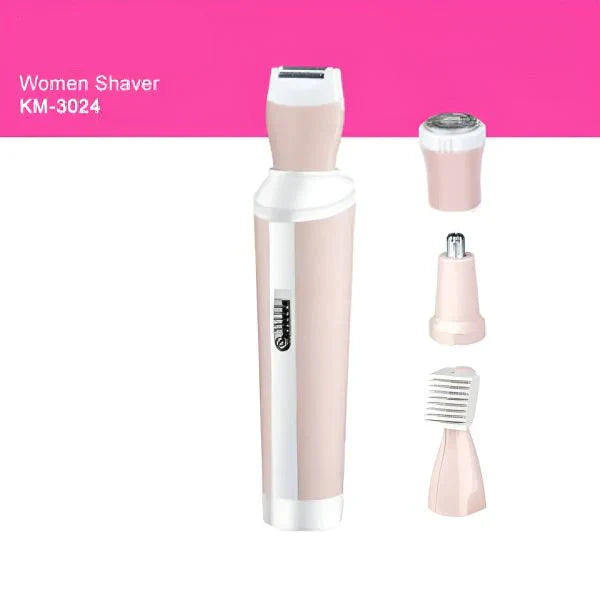 Kemei KM-3024 4-in-1 Hair Remover Or Rechargeable Kemei