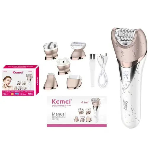 Kemei KM-7115 6-in-1 Epilator Kemei