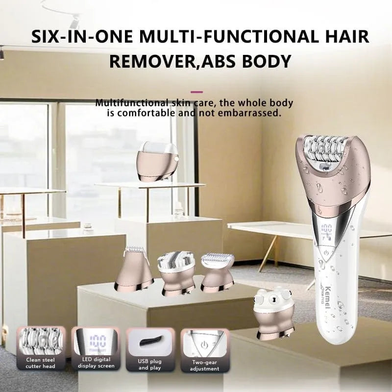 Kemei KM-7115 6-in-1 Epilator Kemei