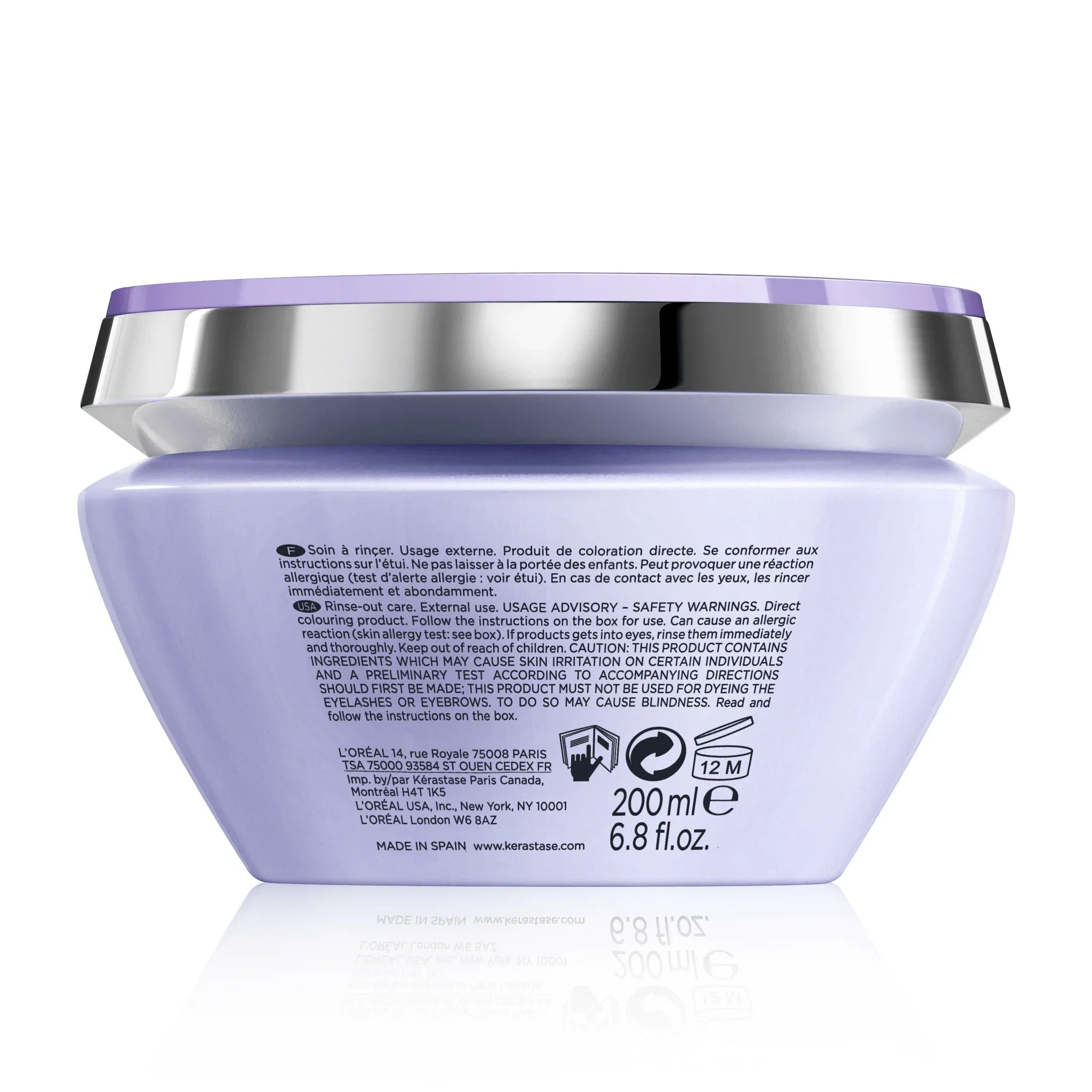 Kerastase Paris Blond Absolu Masque Ultra-violet 200ml Kerastase