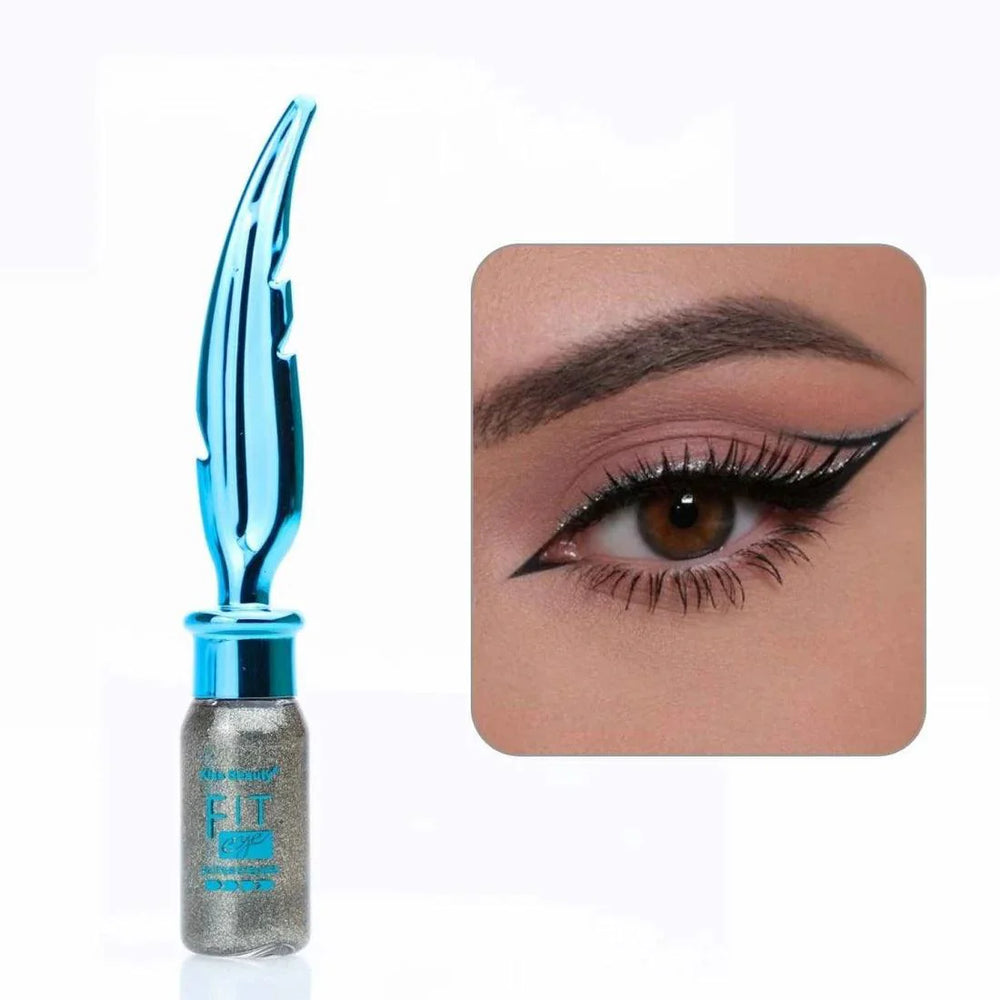 Pack of 6 Kiss Beauty Fit Eye Glitter Eyeliner Waterproof Long Lasting Kiss Beauty
