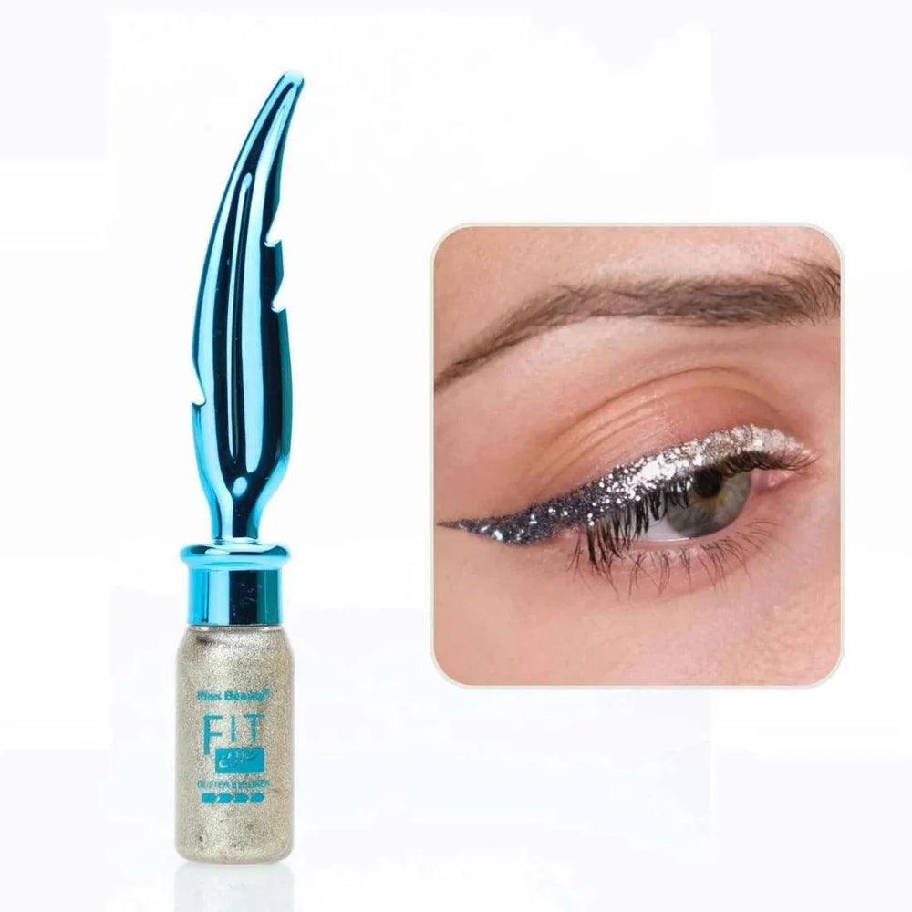 Pack of 6 Kiss Beauty Fit Eye Glitter Eyeliner Waterproof Long Lasting Kiss Beauty
