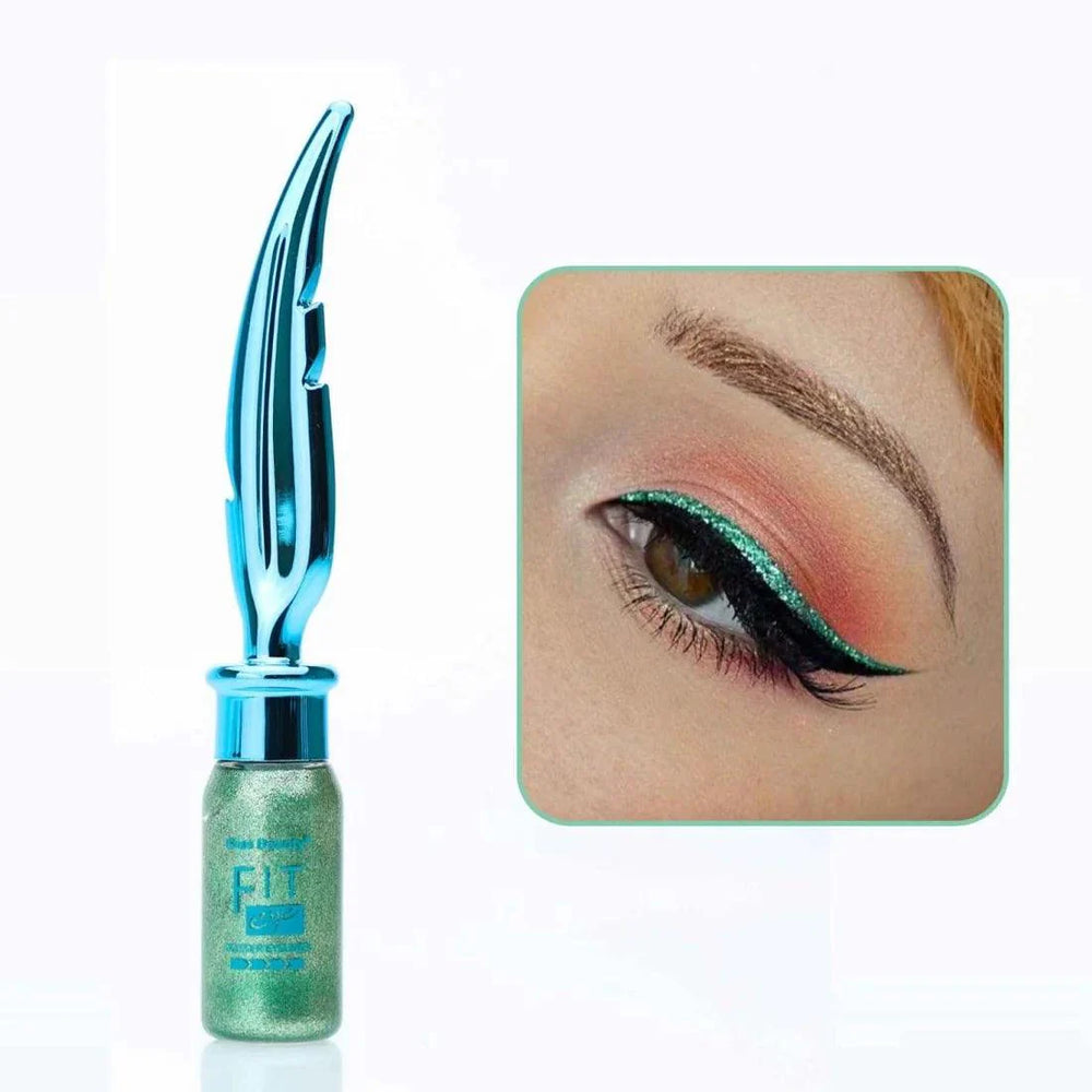 Pack of 6 Kiss Beauty Fit Eye Glitter Eyeliner Waterproof Long Lasting Kiss Beauty