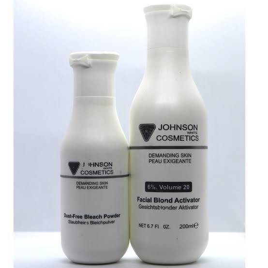 Johnson Whitening Bleach Polish Set 200ml Johnson White Cosmetics
