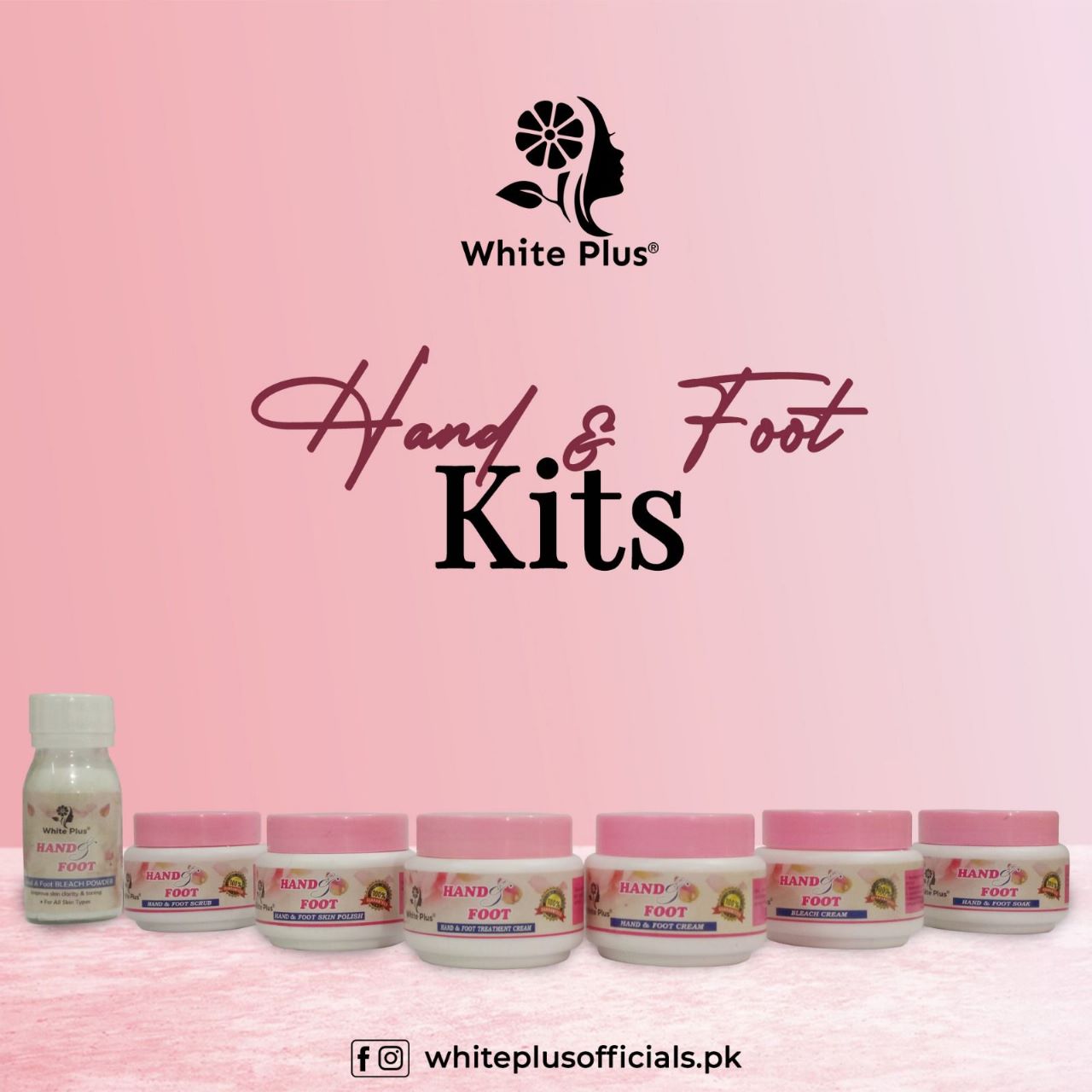 White Plus Meni Pedi Kit - 6 Steps White Plus