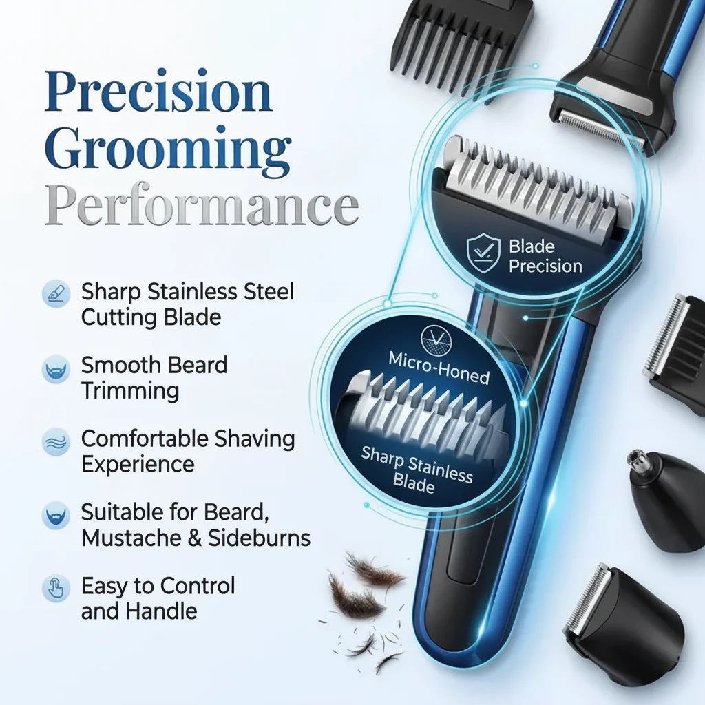 Kemei KM-6332 Electric Hair Clipper 3 in 1 Grooming Kit Kemei