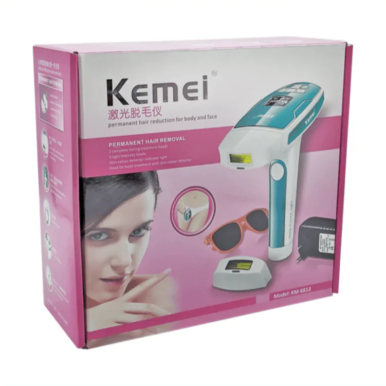 KM-6813 Laser IPL Permanent Hair Removal Kemei