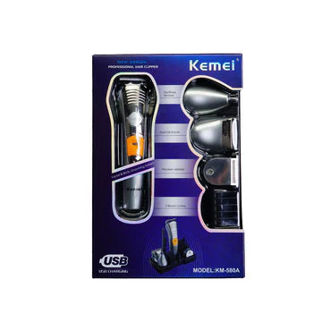 Kemei KM-580A 7-in-1 Professional Electric Hair Trimmer Clipper Kemei
