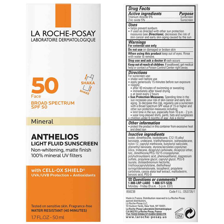 La Roche-Posay Anthelios Mineral Tinted Sunscreen SPF 50 50ml La Roche Posay