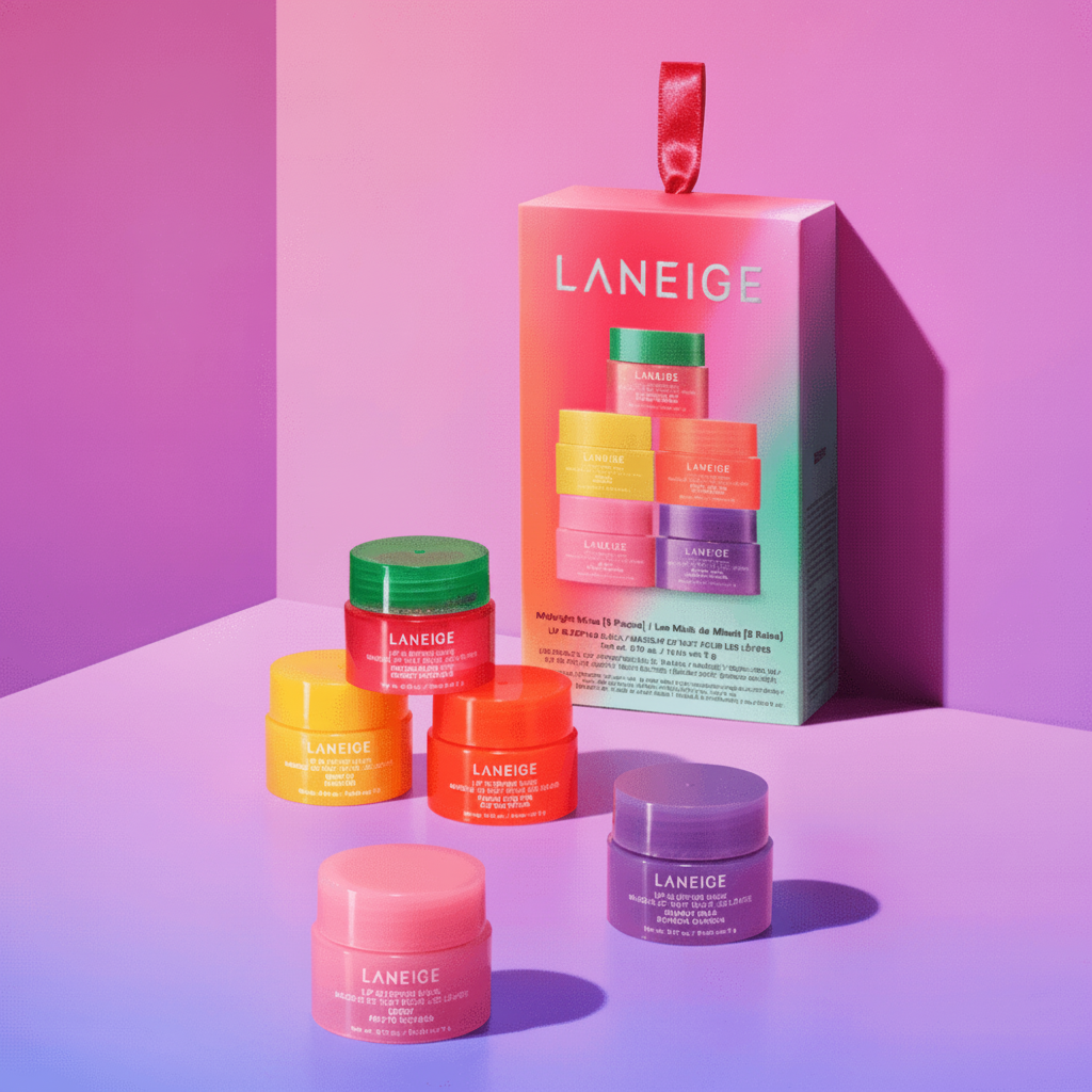 LANEIGE Midnight Minis Set 5 Pcs Set Of Lip Sleeping Mask. Laneige