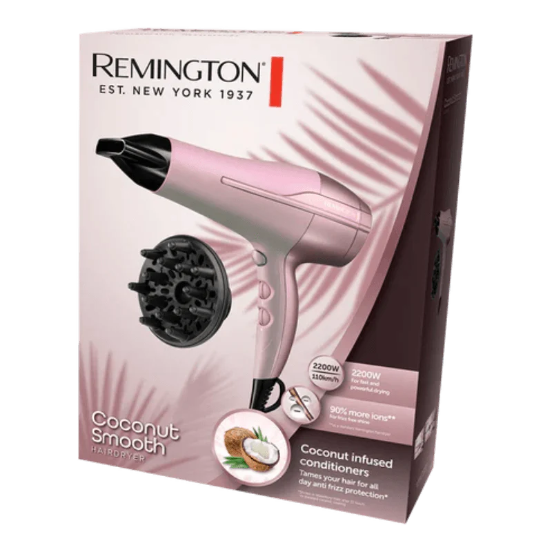Remington D5901 Coconut Smooth Hair Dryer Remington