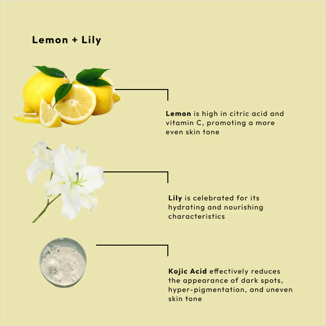 Be Care Love Spa Brightening Lemon + Lily with Kojic Acid 4-in-1 Be Care Love
