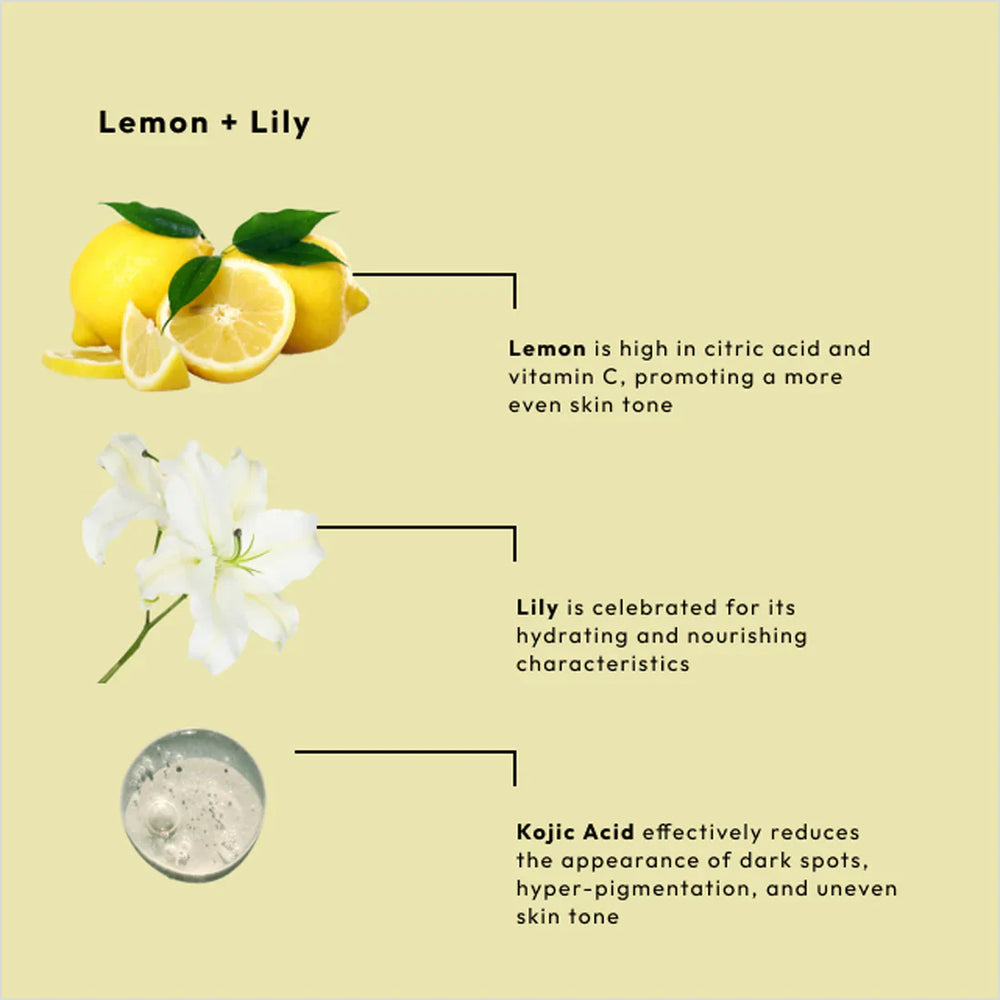 Be Care Love Spa Brightening Lemon + Lily with Kojic Acid 4-in-1 Be Care Love