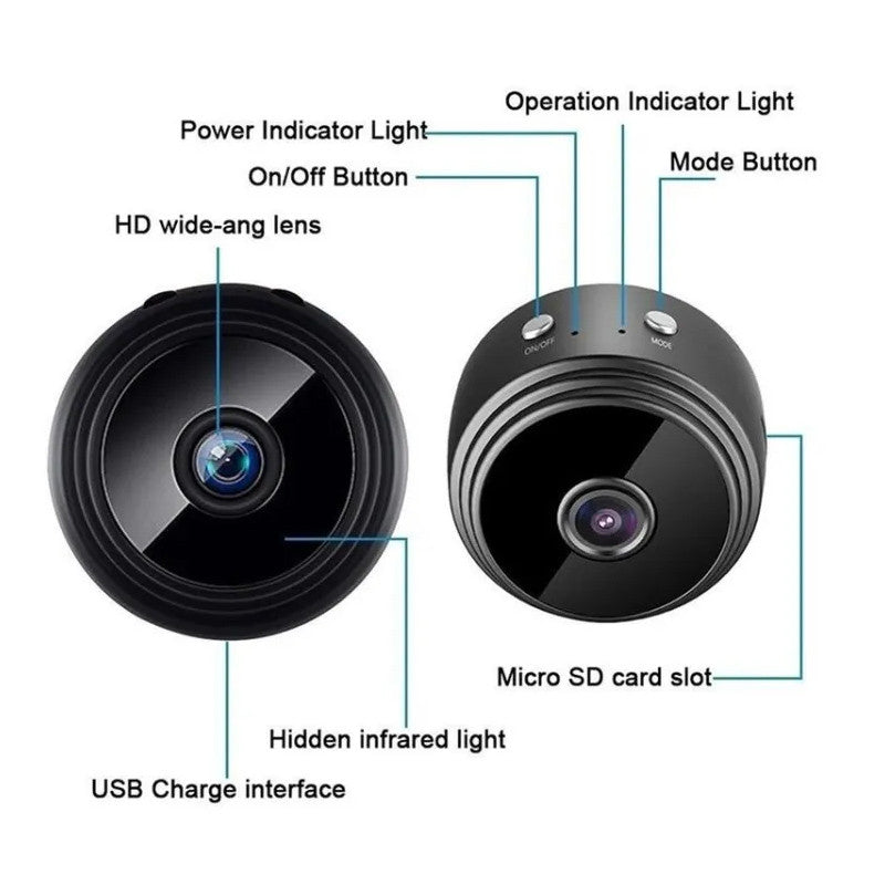 A9 Mini WIFI Wireless IP Security Camera Cosmia.pk