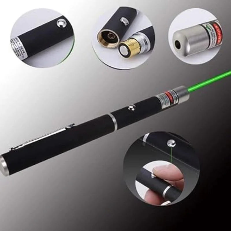 Metal Green Multipurpose Laser Light with designing Disco Pointer Pen Cosmia.pk