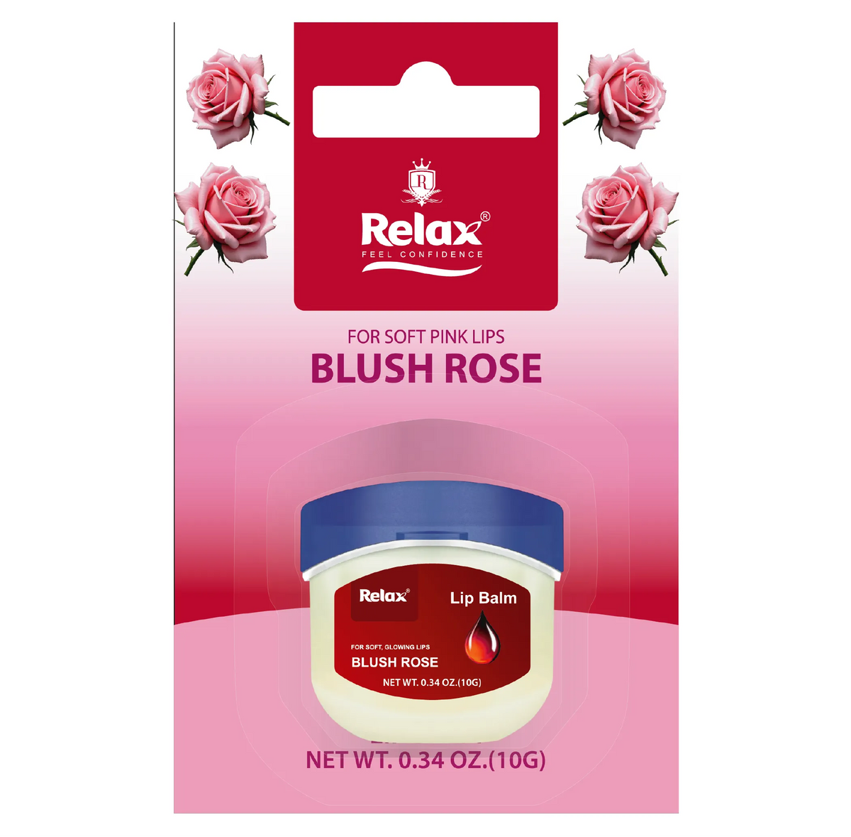 Relax Blush Rose Lip Balm - 10gm Relax