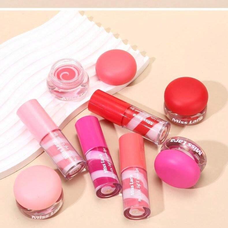 Miss Lara Lip Gloss and Lip Balm 2pcs Set Miss Lara