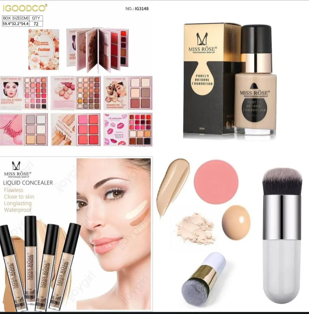 Beauty Bunch 4-in-1 Makeup Deal – Makeup Book + Foundation + Cosmia.pk