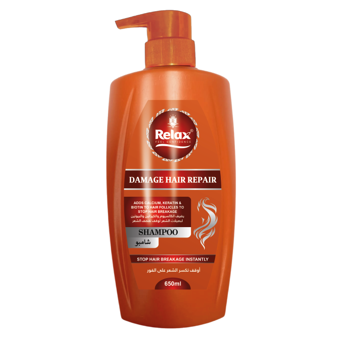 Relax Damage Hair Repair Shampoo - 650ml Relax