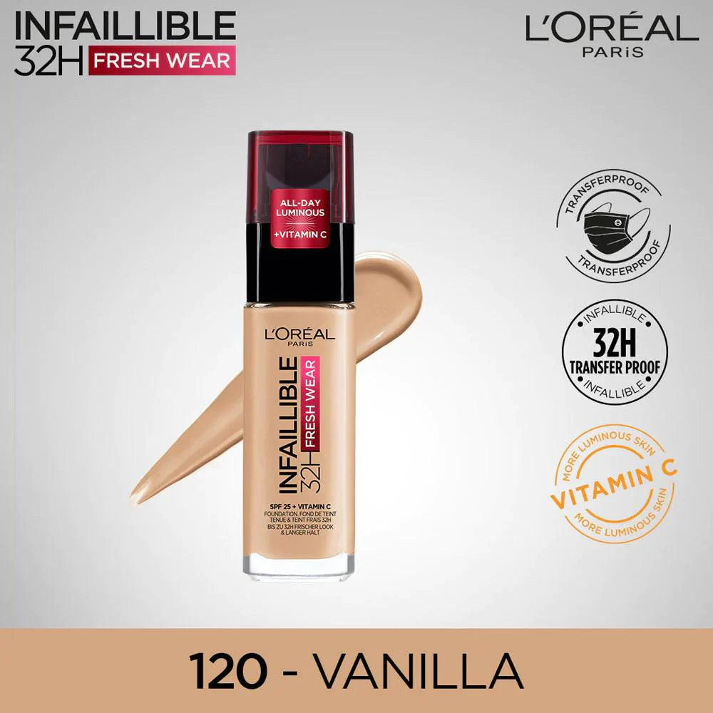 Loreal - Infallible Foundation 32H Fresh Wear Loreal Paris