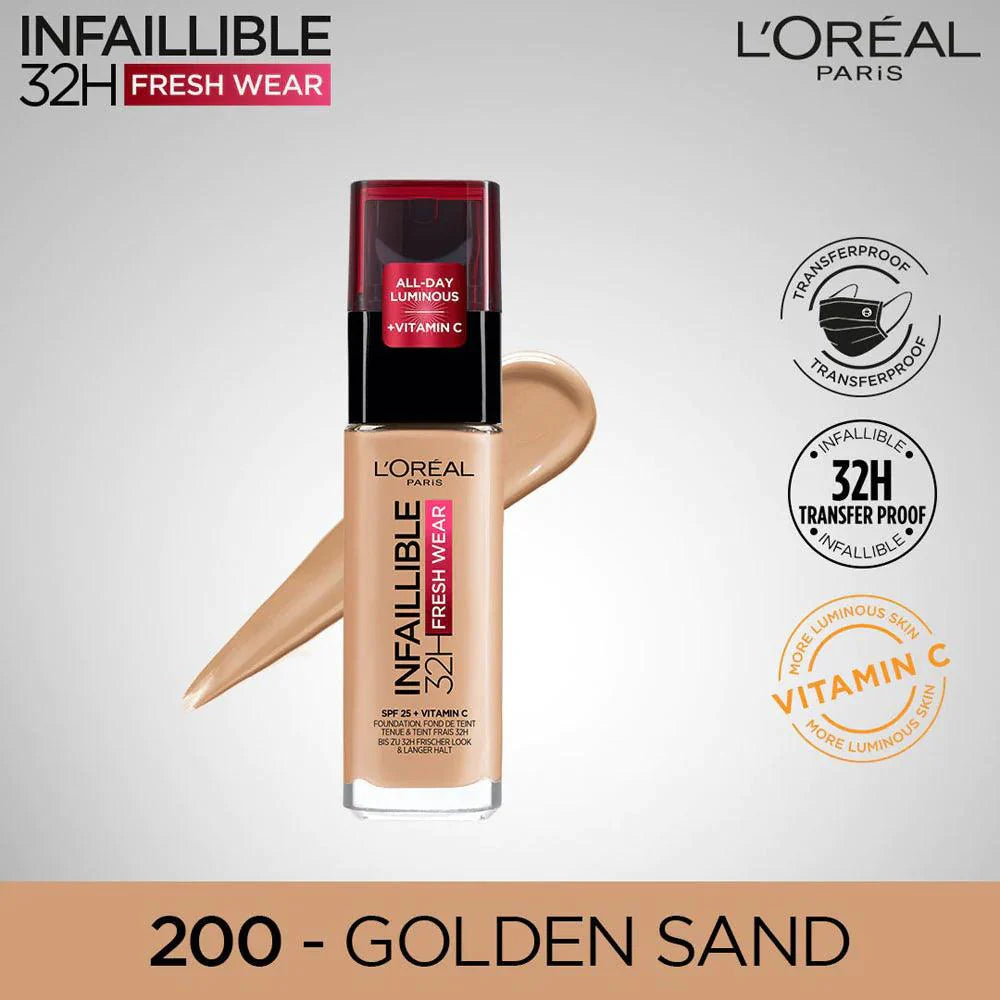 Loreal - Infallible Foundation 32H Fresh Wear Loreal Paris