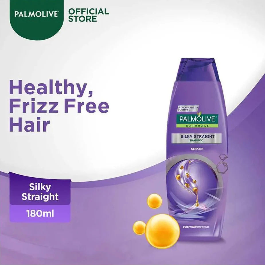 Palmolive Naturals Silky Straight Keratin Shampoo – 180ml Palmolive