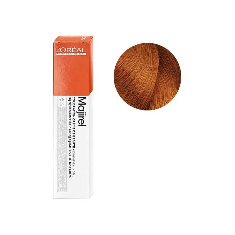 L’Oréal Majirel 7.44 Deep Copper Blonde Hair Colour (50ml) Loreal Professional