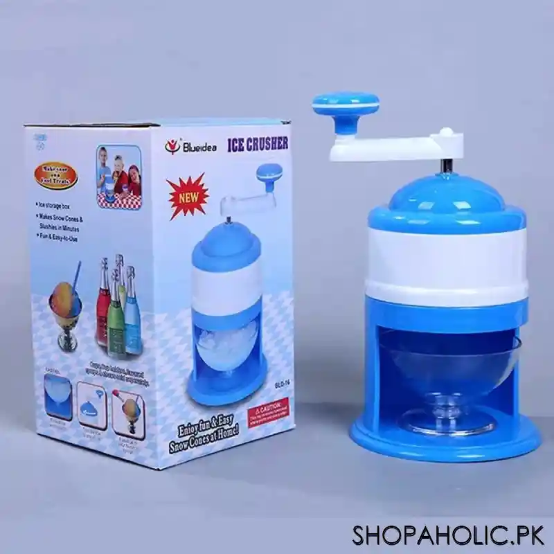 Blueidea BLD-16 Manual Hand-Crank Ice Crusher Machine Blueidea