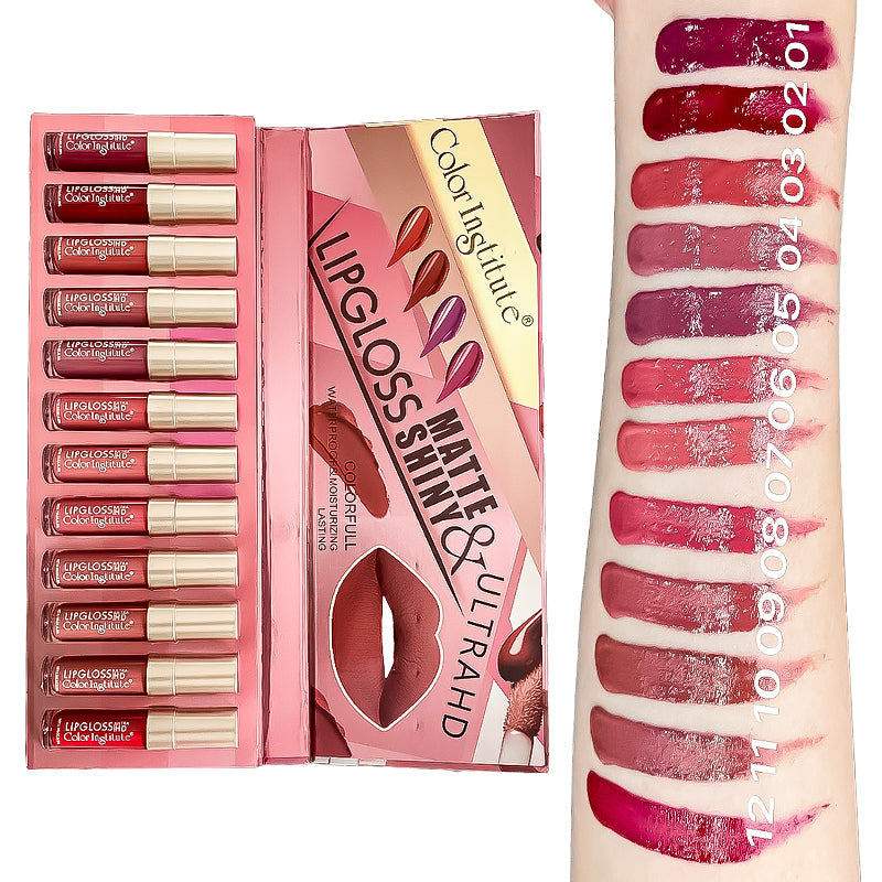 Color Institute Lip Gloss 12 Pieces Pack Color Institute
