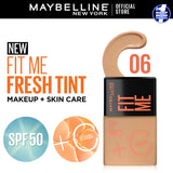 Original Maybelline - Fit Me Fresh Tint Spf 50 + Vitamin C Foundation