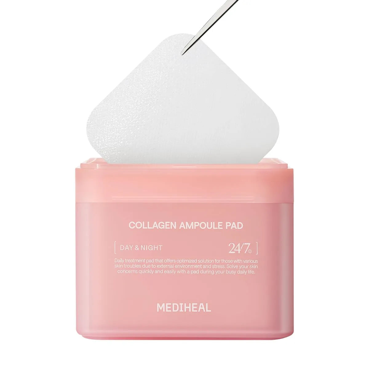 MEDIHEAL Collagen Ampoule Facial Toner Pads - 100 Pads MEDIHEAL