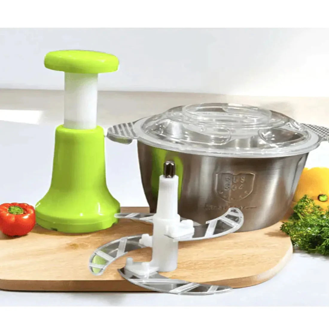 2.0 Litre Premium Quality Meat & Vegetable Push Chopper Cosmia.pk