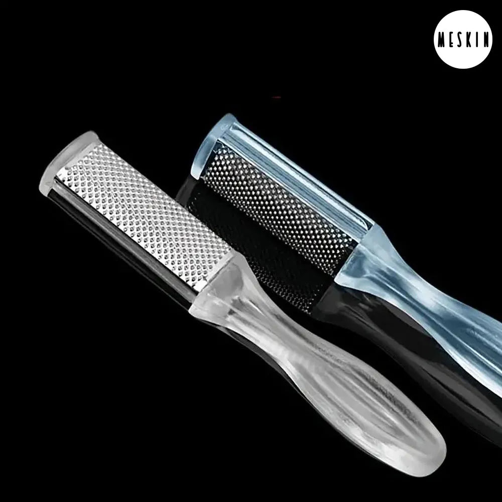 Double Sided Transparent Steel Foot Filer Pedicure & Dead Skin Remover Cosmia.pk
