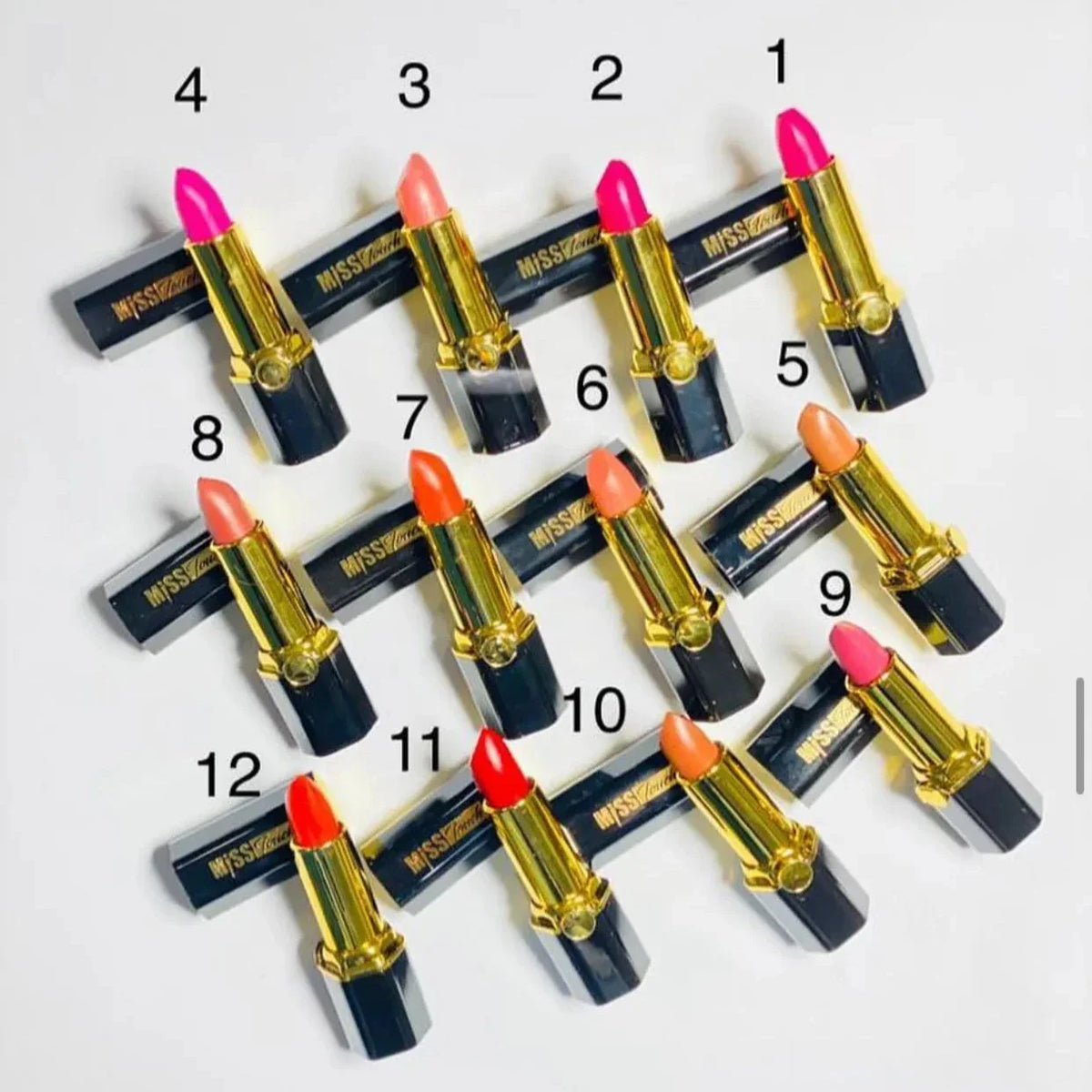 Miss Touch Matte Lipsticks Each Miss Touch