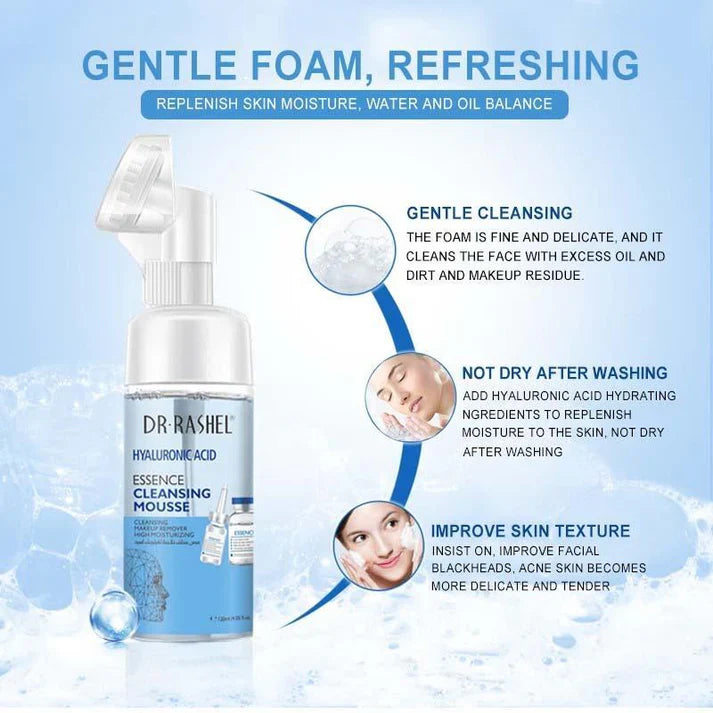 Dr.Rashel Hyaluronic Acid Essence Cleansing Mousse - 120ml DR.Rashel