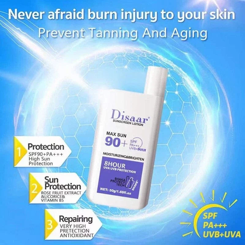 Disaar Whitening Sunblock SPF 90 – Skin Protective Sunscreen Lotion DISAAR