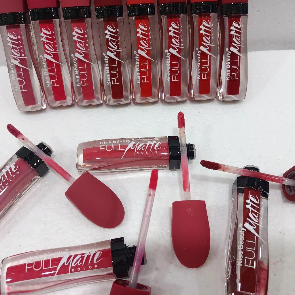 Kiss Beauty Matte Lipgloss 8Pcs Set Kiss Beauty
