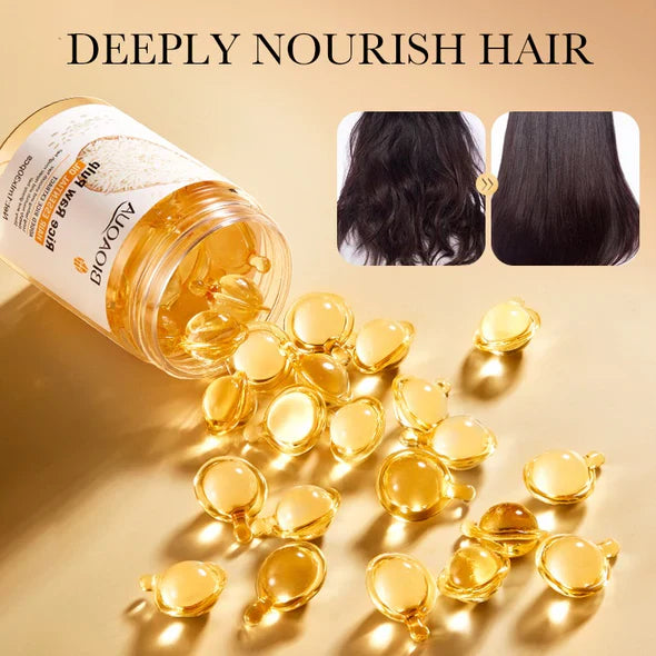 BIOAQUA Rice Raw Pulp Hair Essential Oil bioaqua