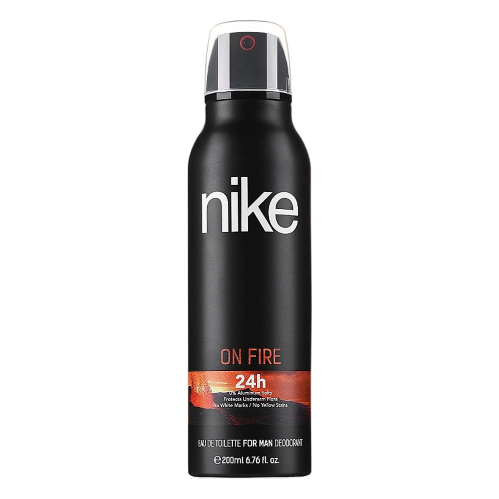 Nike On Fire 24H Eau de Toilette Deodorant Body Spray - 200ml Nike