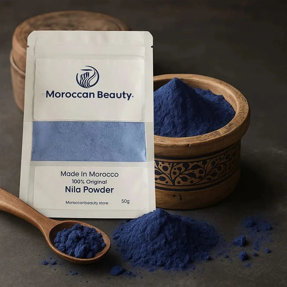 Moroccan Beauty Nila Blue Powder – 50g Moroccan Beauty
