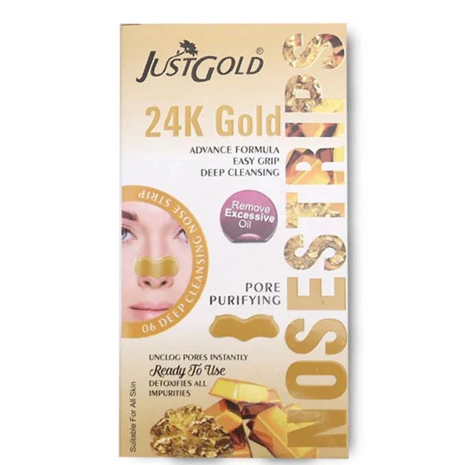 Just Gold Nose Wax Strips 24k Gold Just Gold