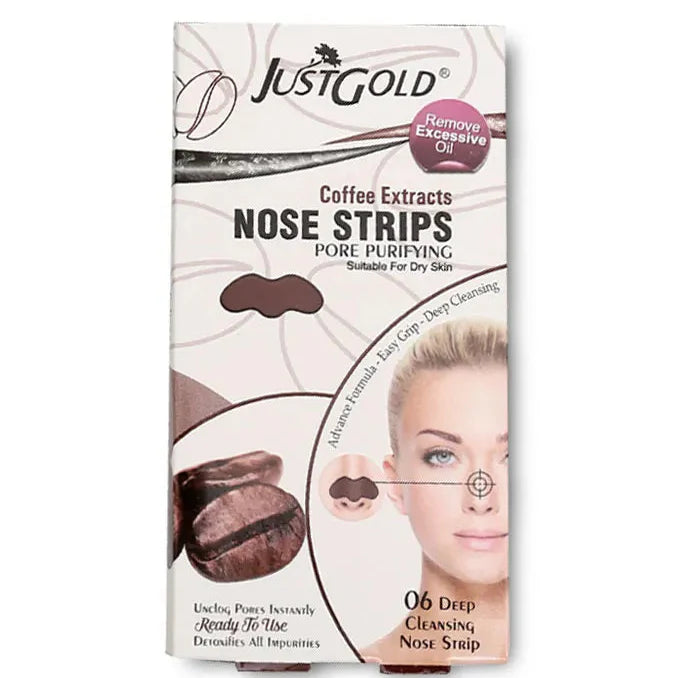 Just Gold Nose Wax Strips Coffee Extracts Just Gold